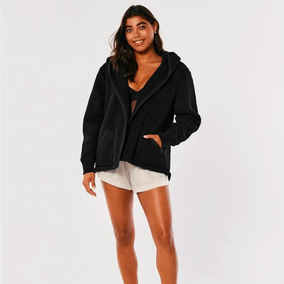 Gilly Hicks Sherpa Cardigan Jacket - Picture 2 of 4